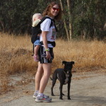 Kylie, Kenzie, and Annie on a hike